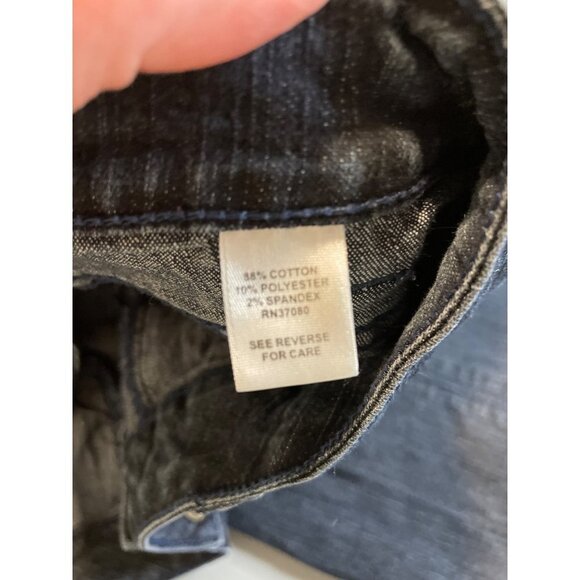 Cato Retro Long Woven Pockets Denim A Line Skirt Sz 10 - Picture 7 of 11